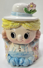 Relpo Baby Girl Ceramic Planter Vase Nursery Made In Japan 6 1/2 6824 Vintage