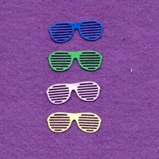 SUNGLASSES  6 die cuts scrapbook cards