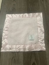 Little Giraffe Pink Security Blanket Lovey Satin Trim