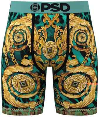 PSD MEN'S REGAL CHEETAH BACK CORE STANDARD BOXER BRIEF SMALL