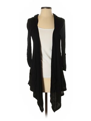 Eyelash Couture Women Black Cardigan S
