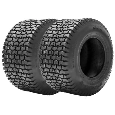 HALBERD Set 2 13x6.50-6 Lawn Mower Tires 4Ply 13x6.5x6 Garden Tractor Tubeless Replace