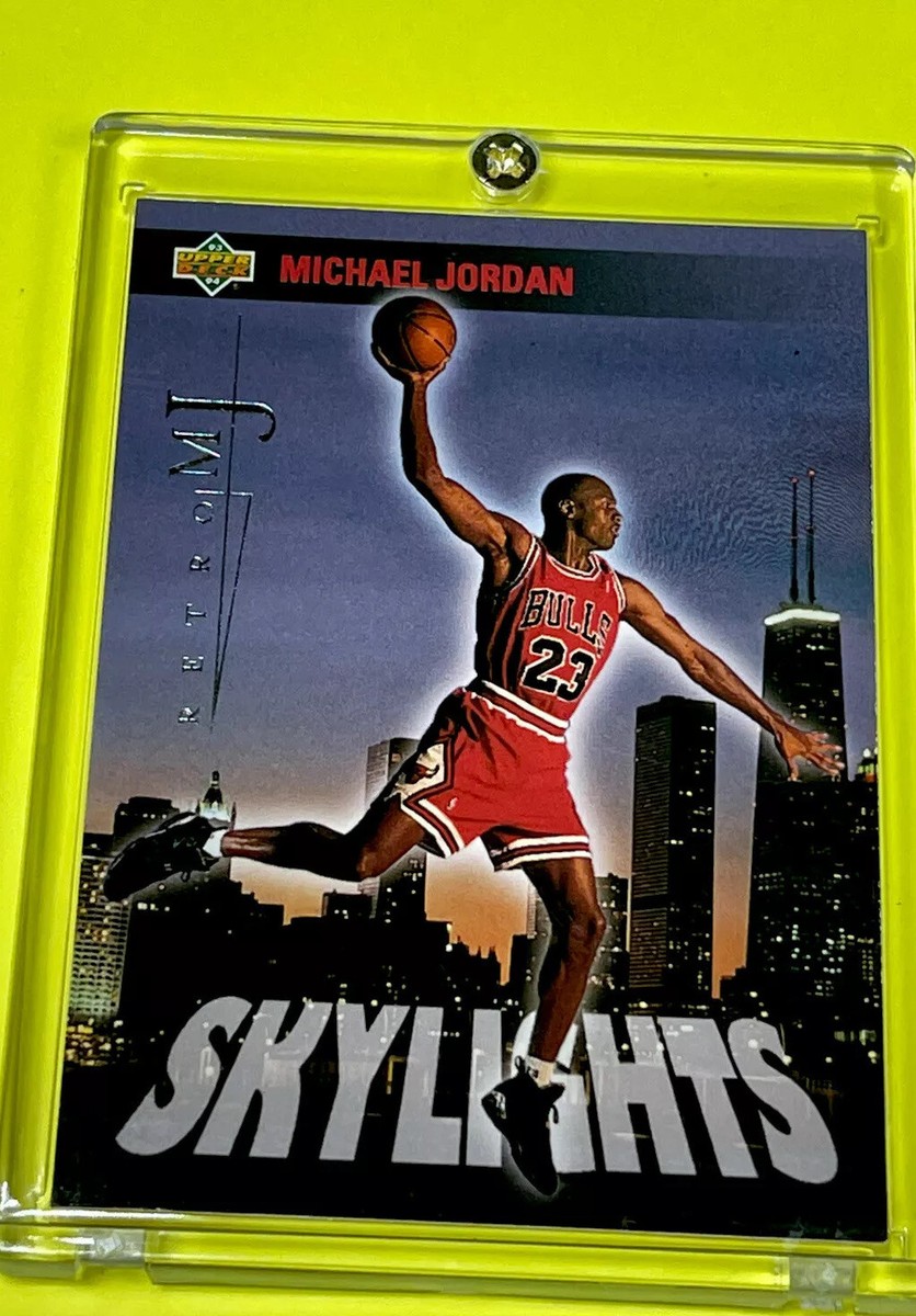 Michael Jordan Card - SP SKYVIEW 90's RARE INSERT SILVER FOIL