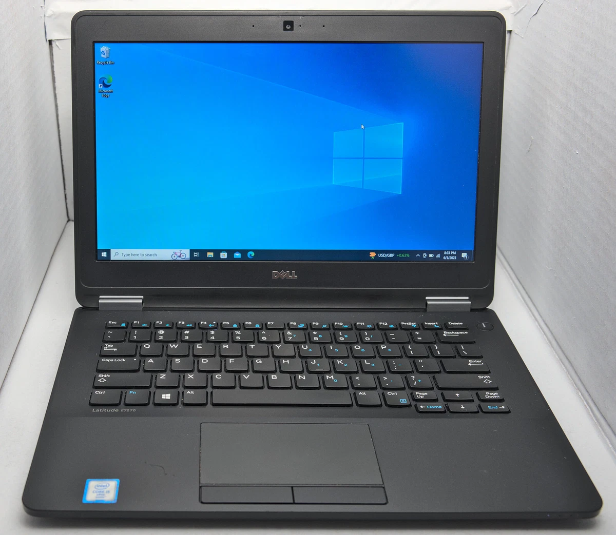 Dell Latitude E7270 i5-6300U 8GB RAM 256GB SSD w/ Battery+AC Windows 10 Pro