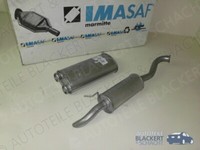 Imasaf Auspuffset Mitteltopf + Endtopf für Citroen BX 1.9 D M.Kat 1988-1993