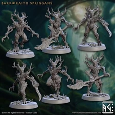 Barkwraith Spirggans - Artisan Guild - DnD Tabletop Games - Resin Miniature