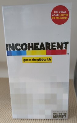 Incohearent Guess the Gibberish Incoherent Adult Party Game by What Do You Meme