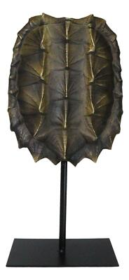 #ad #ad Ebros Large Alligator Snapping Turtle Shell Sculpture On Metal Mount 20.5quot;H $99.99