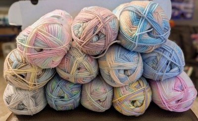 King Cole Beaches DK Double Knit 100g Ball Wool - Self Patterning Knitting Yarn