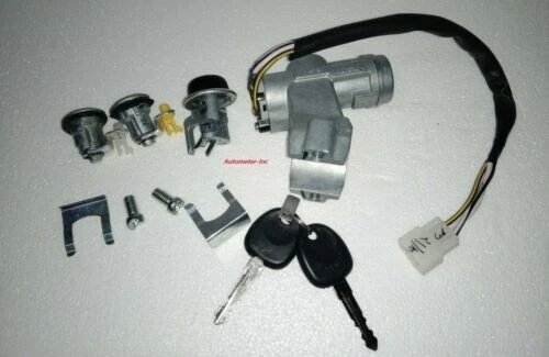 Lock Set Ignition Doors Glove Box 2 Keys OEM Suzuki Samurai 86 95 - Image 3 of 4