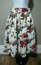 TED BAKER NWT Girls /Women's Pleated Floral Skirt Sz Girls 12 Women's -see meas.