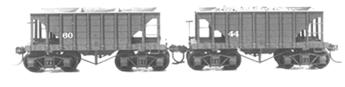 Tichy Trains 4012 HO 22' Holzerz Auto Kit (2) - Bild 1 von 1