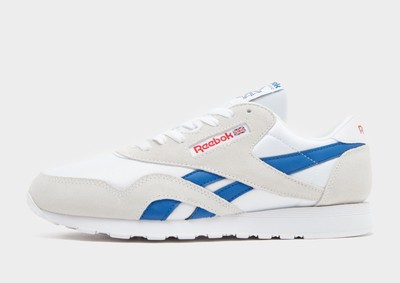 Reebok Classic Nylon in weiß und blau alle Größen begrenzter Bestand