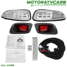 ALL-CARB For 16-21 EZGO RXV Gas Electric Golf Cart LED Headlight Tail light Kit
