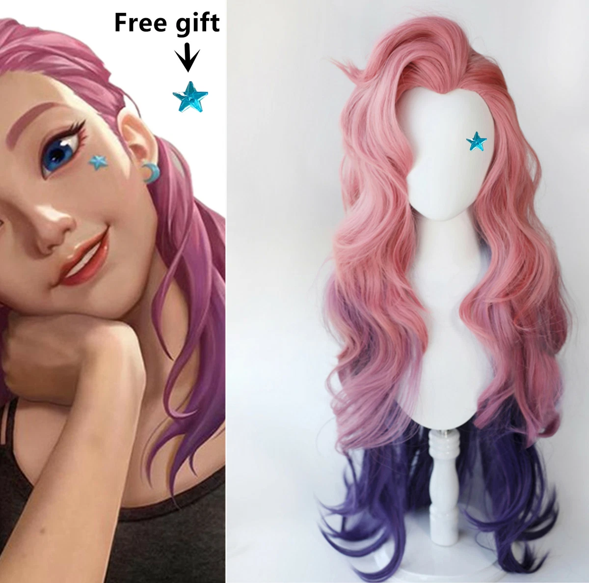 Cosplay wigs clearance pink