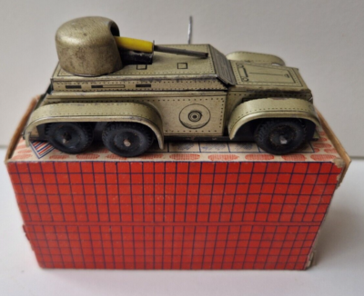 Rare Auto-Mitrailleuse SFA militaire neuf boite jouet ancien