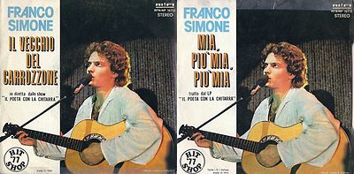 SCHEIBE 45 UMDREHUNGEN FRANCO SIMONE - DER ALTE KUTSCHE / MEIN MEHR MEIN PLUS MEIN