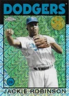 2021 Topps Series #86BC-88 Jackie Robinson Silver Pack Refractor - Dodgers