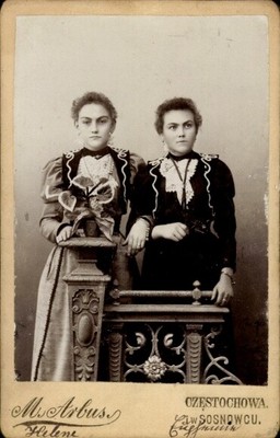 CdV two young women, Helene, Eugenie, standing portrait - 11183388