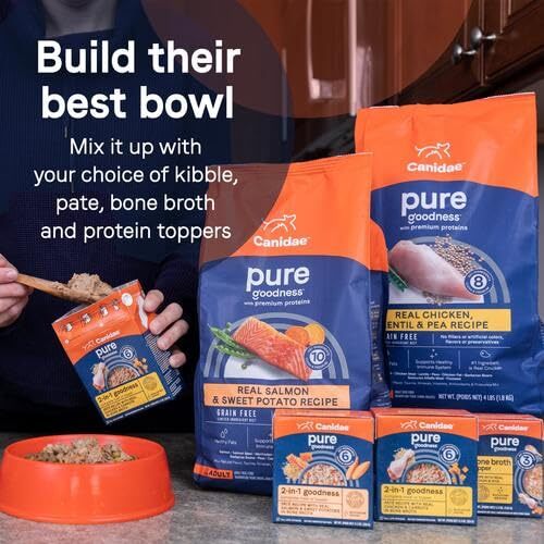 Canidae PURE Salmon and Barley Dry Dog Food 4 Pound Limited Ingredient Recipe