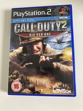 PlayStation2 : Call of Duty 2: The Big Red One (PS2) Complete with manual 