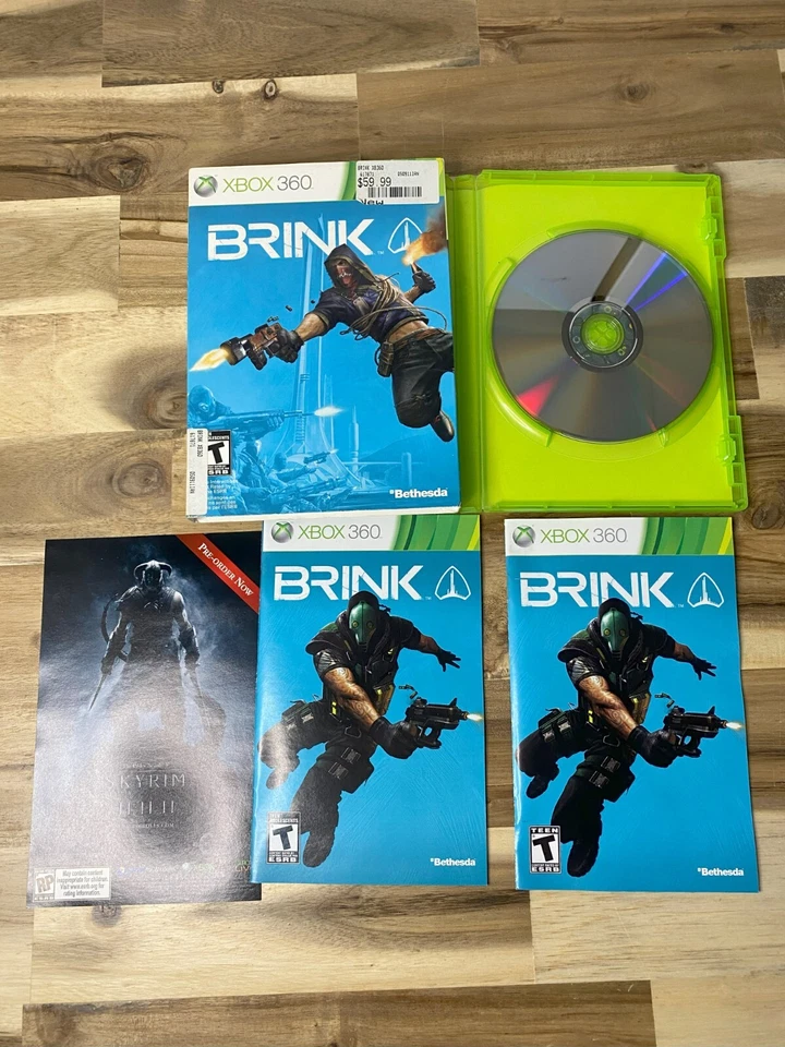 Brink - Microsoft Xbox 360 - CIB With Slip Cover - Tested and Working - Image 4 of 4