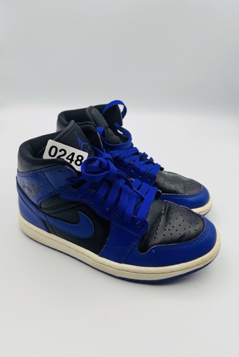 Nike Womens  Air Jordan 1 Mid Purple Concord Black Shoes BQ6472-051 Size 6.5 - Picture 8 of 13
