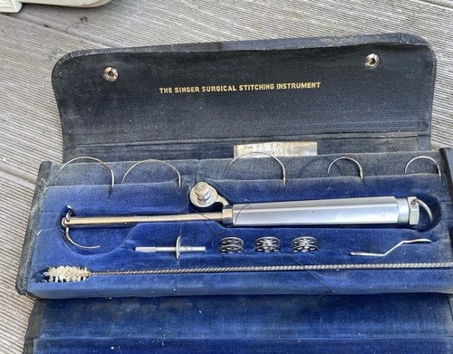 Vintage Singer Surgical Stitcher Instrument Apparatus US Military Hospital