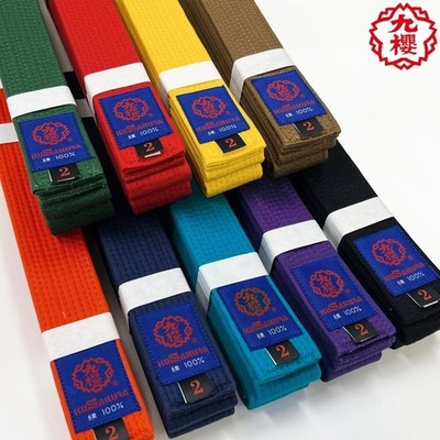 KUSAKURA Judo gi Multi Color Obi Belt 9 Color 42mm JAPAN