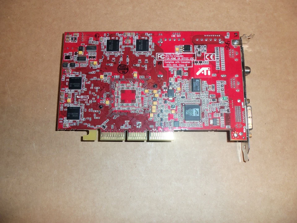 ATI All-in-Wonder 9800 Pro 128MB AGP Video Card DVI w/ TV Tuner S-Video I/O - Image 3 of 4