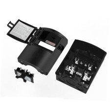 240VAC 60 Amp Fused AC Disconnect Box, Black, Outdoor Waterproof Plastic 60A