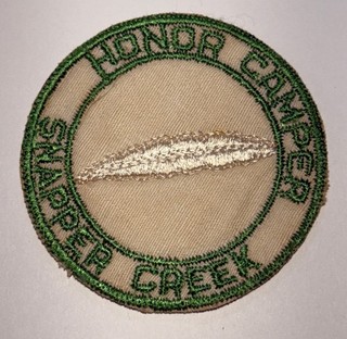 Honor Camper Snapper Creek Florida Boy Scout XJ9