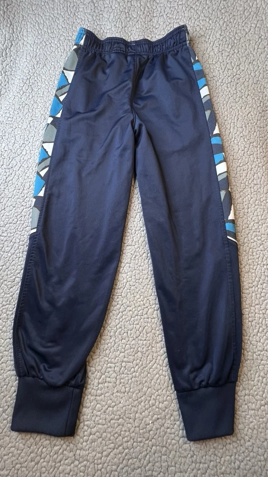 Puma Navey Blue And Gray Track Pants Little Boys Size Small 8 - Image 3 of 4