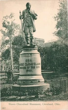 Moses Cleaveland Monument Cleveland Ohio Statue Historical Figure Landscape UDB