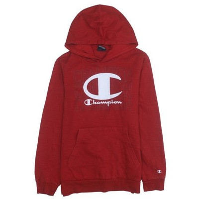 Roter Pullover Hoodie Jungen UK-Größe 13-14 Jahre Champion