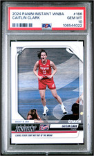 2024 PANINI INSTANT WNBA #166 CAITLIN CLARK Indiana Fever Rookie Card RC PSA 10