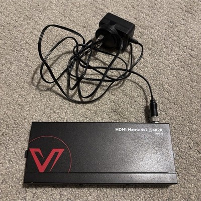 HDMI Matrix 4x2 4K UHD Switcher Console 4 Inputs 2 Outputs Digital HDMI