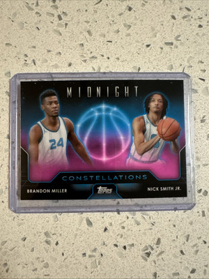 2023-24 topps midnight basketball Constellations BRANDON MILLER/NICK SMITH JR.