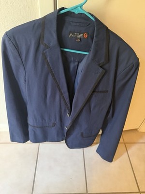 Men s Casual Blazer Navy Blue