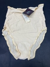 Vintage Nylon Blend Panties Size 22/24 Buttercup Yellow USA Lasting Comfort NEW