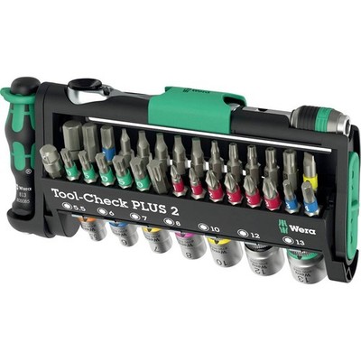 Wera Tool-Check PLUS 2 05049056001 Bit-Set 39teilig Kreuzschlitz Phillips, TORX,