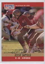 1990 Pro Set Jesse Sapolu #296 7k6