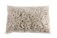 GummibäNder 20Mm Weiß 1000G Kautschuk FüR BüRo, Schule, Haushalt