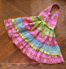 Blueberi Blvd Baby Girls Colorful Floral Strap Summer Dress Size 24 Months