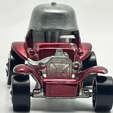 Hot Wheels - 1969 Red Barron - Red/White "Redlines" - CHINA