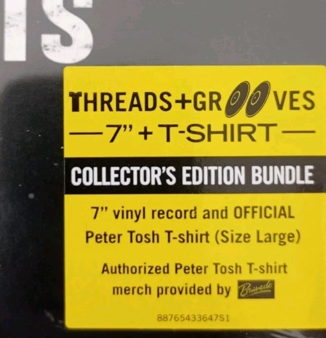 Peter Tosh Legalize It / Equal Rights Threads + Grooves 7 Inch + T.Shirt Sealed Foto 2 de 4