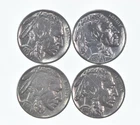 Buffalo Nickels Sharp Horn XF/AU - 1937 1937 1936 1935 Lot Collection *454