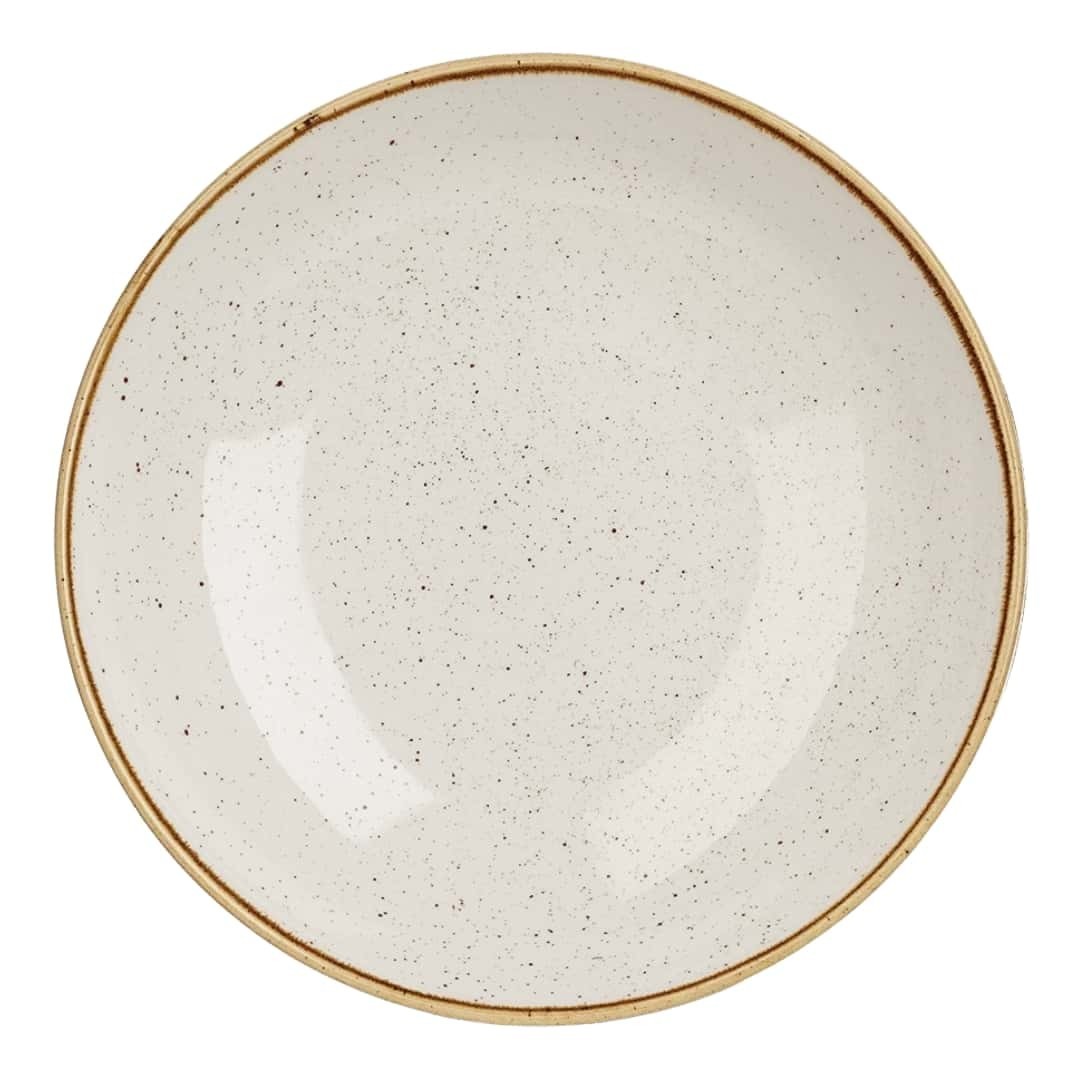 Churchill Soup Plate Stonecast Barley White Coupe Porcelain 31Cm Restaurant