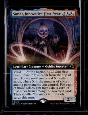 Sanar, Innovative First-Year (Extended Art) - 378 - ECL - NM - MTG