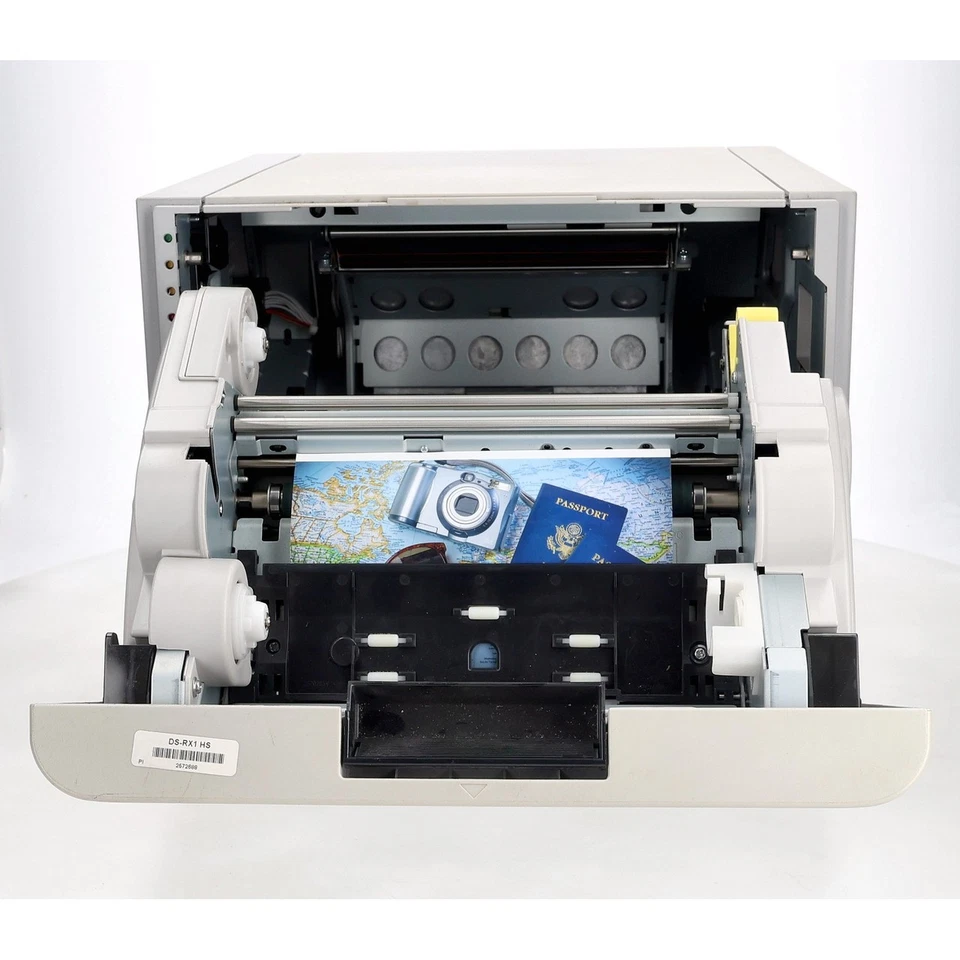 DNP DS-RX1 HS Dye Sublimation Digital Photo ID Printer - No Trash Bin/Pinwheels - Image 4 of 4